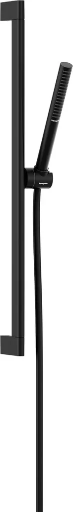 Hansgrohe Pulsify S, sprchová súprava 100 1jet EcoSmart+ so sprchovou tyčou 900 mm, čierna matná, HAN-24383670