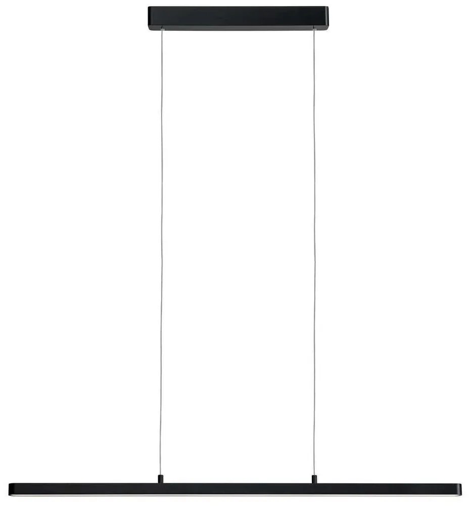 Paulmann 79693 - LED/42W Stmievateľný luster na lanku LENTO 230V čierna