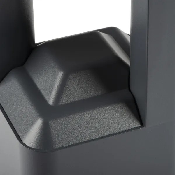 Kanlux 36552 - Vonkajšie nástenné svietidlo PEVO 1xGX53/11W/230V IP44 antracit