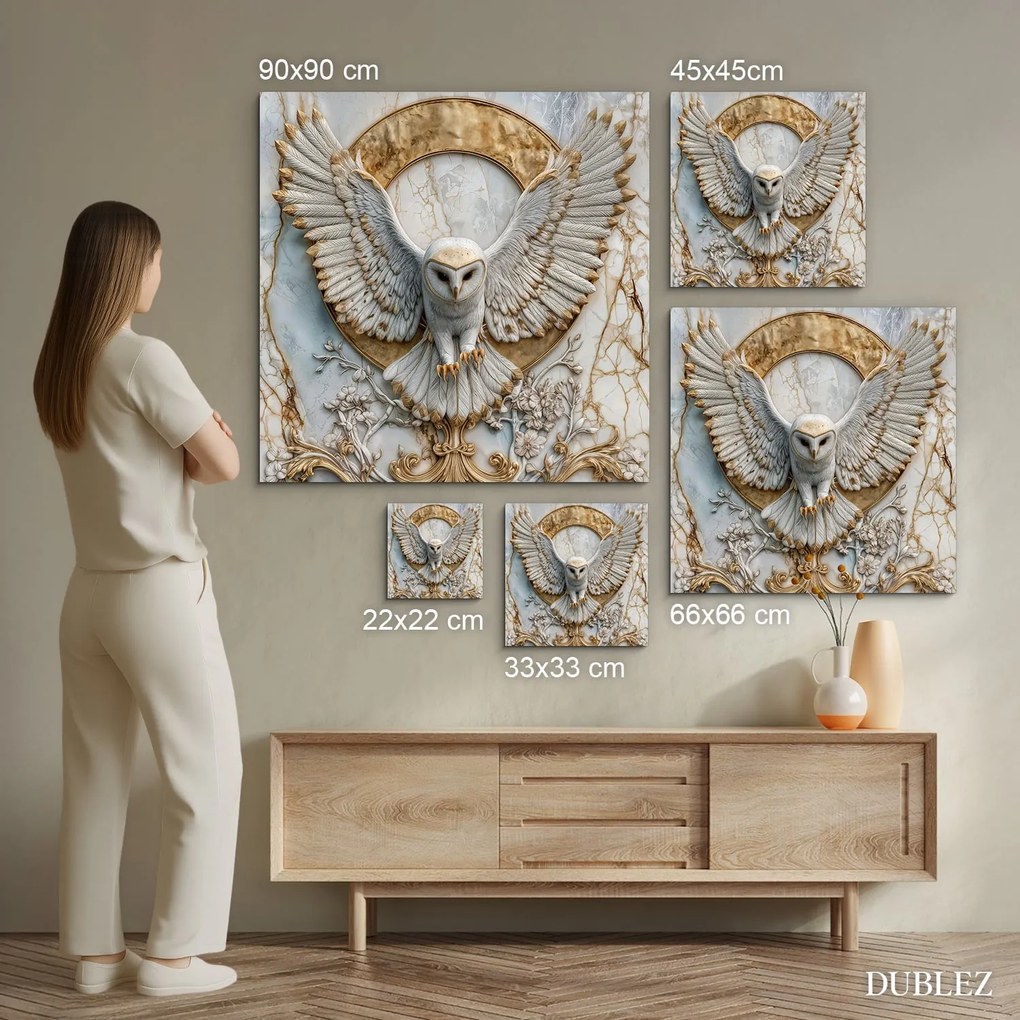DUBLEZ | Luxusný obraz sovy
