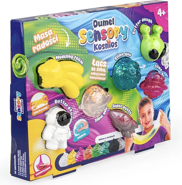 Galaktická senzorická sada – Vesmirné hmoty | Kreatívna a zmyslová hra