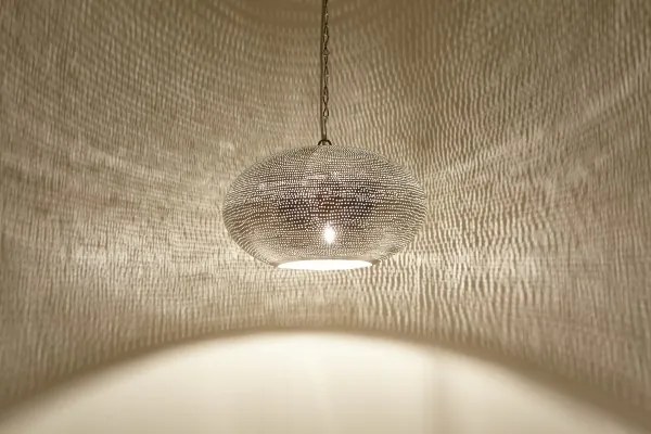 Mosadzná závesná lampa Gizeh D36