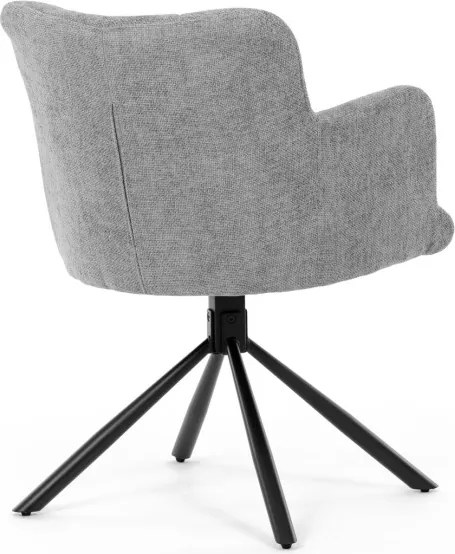 Jedálenská stolička sivá DCH-T1122 GREY2