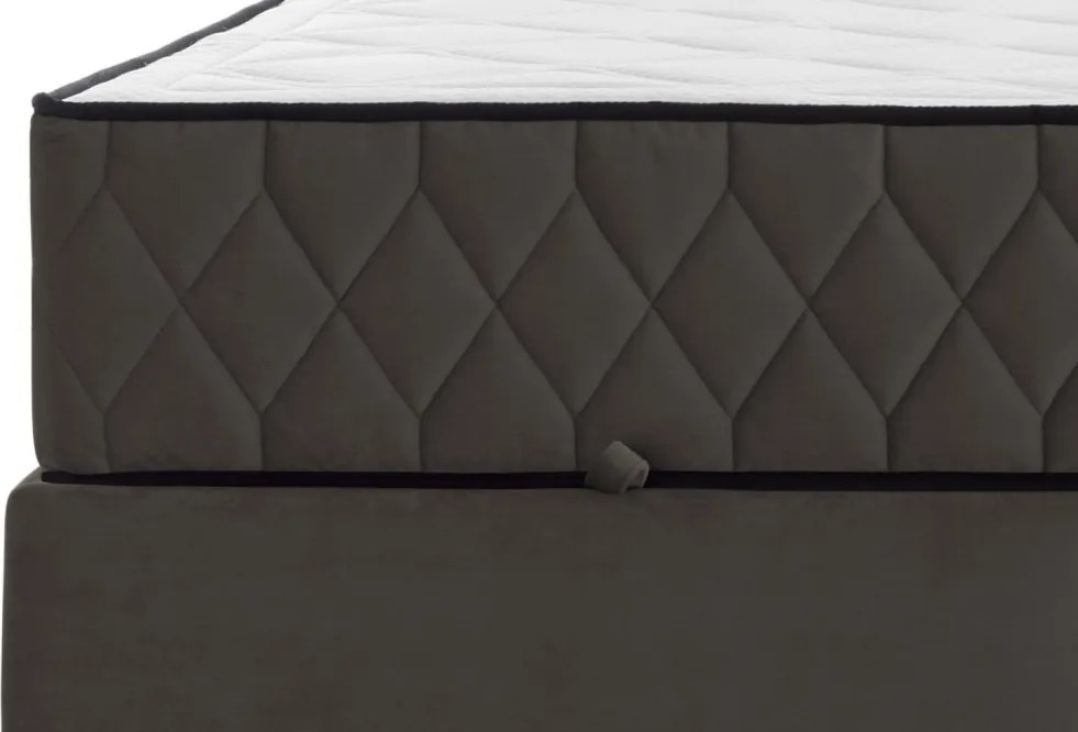 Posteľ Reve 180x200 cm, blatistá hnedá látka