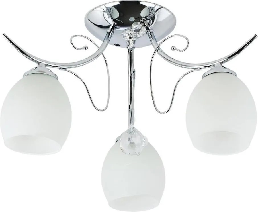 Prisadený luster ELLA 3xE27/15W/230V lesklý chróm