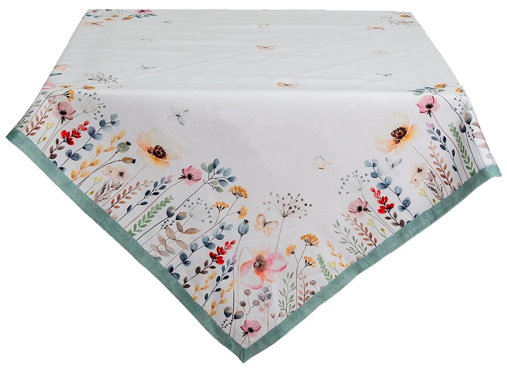 Bavlnený štvorcový obrus Flowerbomb - 100*100 cm