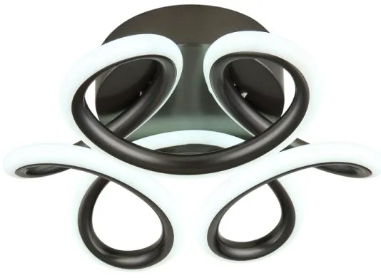 Globo 67386-24A - LED stropné svietidlo MELISAND LED/24W/230V pr. 26 cm čierne