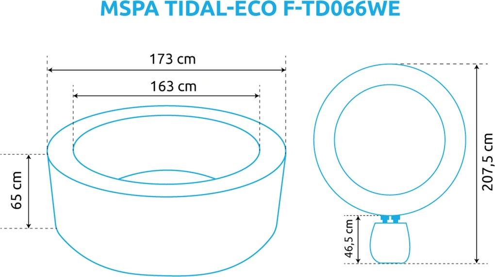 MARIMEX MSPA TIDAL-ECO F-TD066WE, 11400306