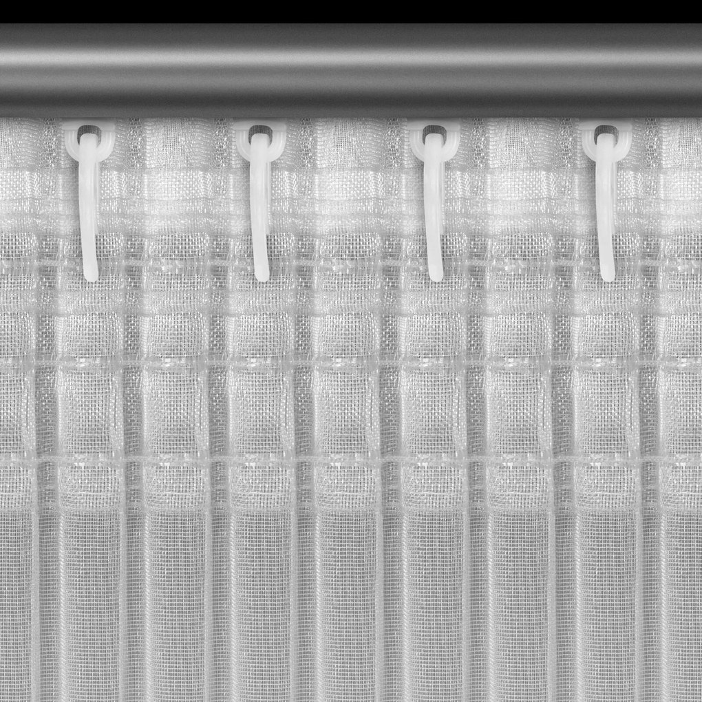 ZÁCLONA NA PÁSKE ESEL 135X270 CM BIELA