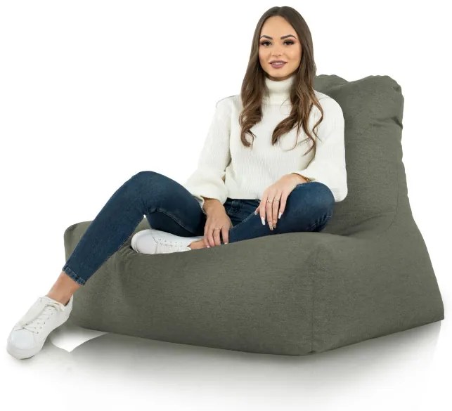 Kreslo Bali melanž zelené