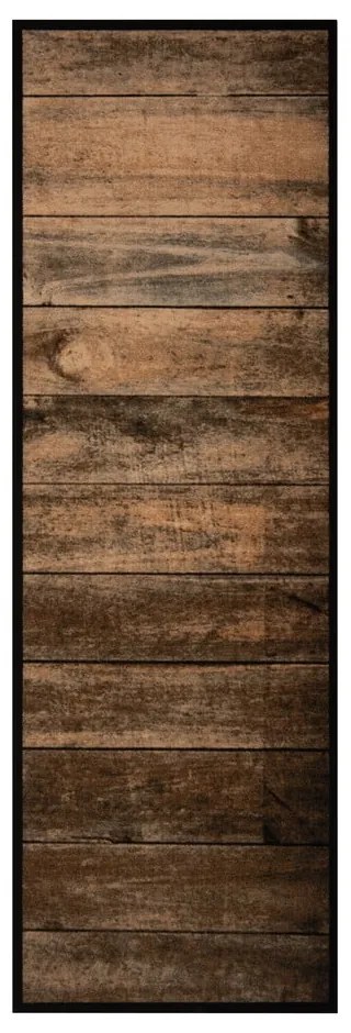 Hnedý behúň Zala Living Cook &amp; Clean Wild Wood, 150 x 50 cm
