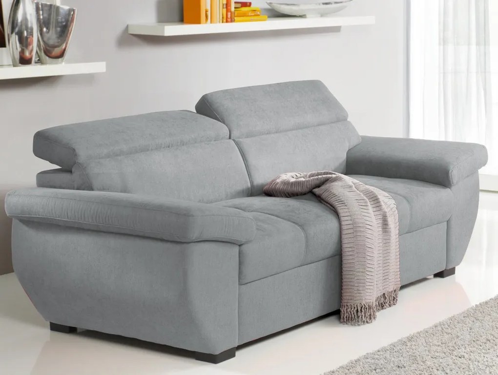 Trojsedák Speedway, svetlo šedá látka