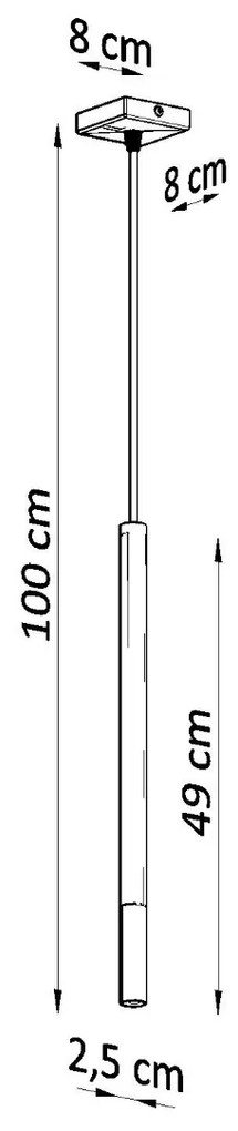 Závesné svietidlo Mozaica, 1x čierne kovové tienidlo, c