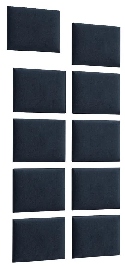 Čalúnený panel na stenu Quito 40x50 cm - modrá