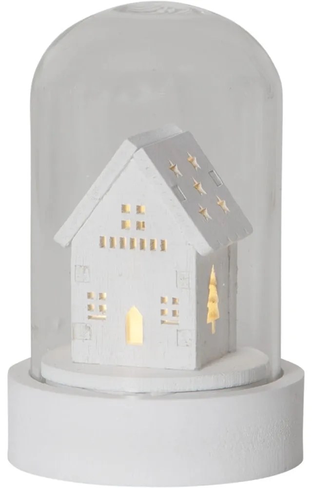 Biele svetelné dekorácie s vianočným motívom v súprave 3 ks ø 5,5 cm Kupol – Star Trading