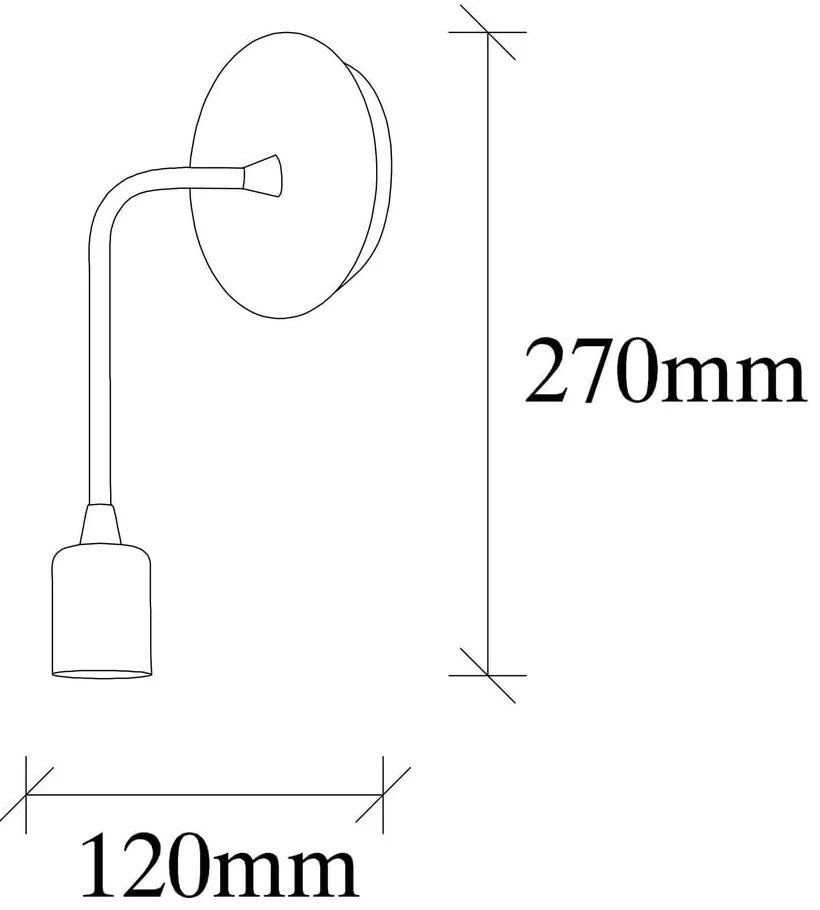 Nástenné svietidlo v bronzovej farbe Dartini – Opviq lights