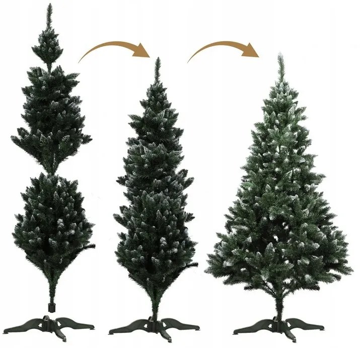 Supplies vianočný stromček Jedľa 220 cm - zasnežené konce