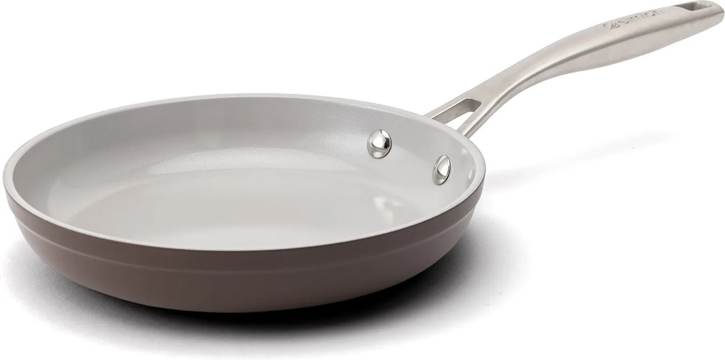 Elmich Nepriľnavá keramická panvica Zen Ø 20 cm – hnedá