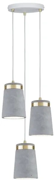 Paulmann 79627 - Luster na lanku NORELL 3xE27/20W/230V betón