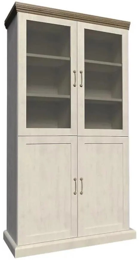 Vitrína Royal W4D severská borovica/divoký dub