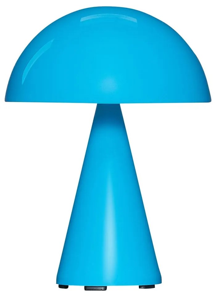 Modrá LED stmievateľná stolová lampa (výška 20 cm) Mush – Hübsch