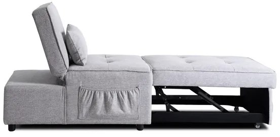 Kreslo EMILIO 67 cm, sivé