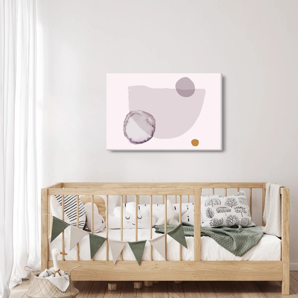 Obraz - Fialový minimalizmus N⁰2 (90x60 cm)