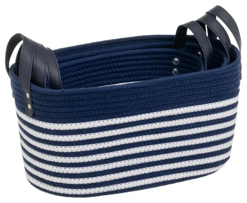 Látkové košíky v súprave 3 ks 38x22x20 cm – Casa Selección