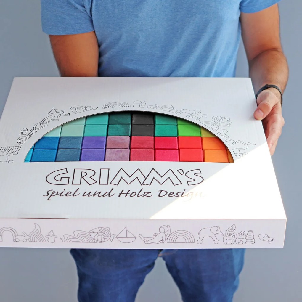 Grimm's - Veľká drevená mozaika - 100 ks