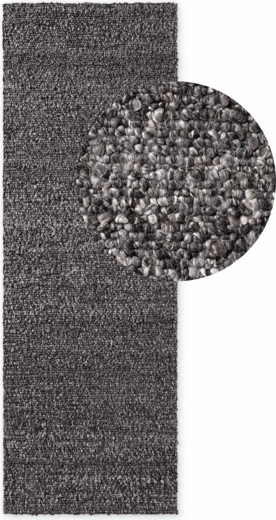 Ted Baker, Behúň Ted Baker Notting Hill 106345 Dark Grey, 80x300, šedá, obývacia izba