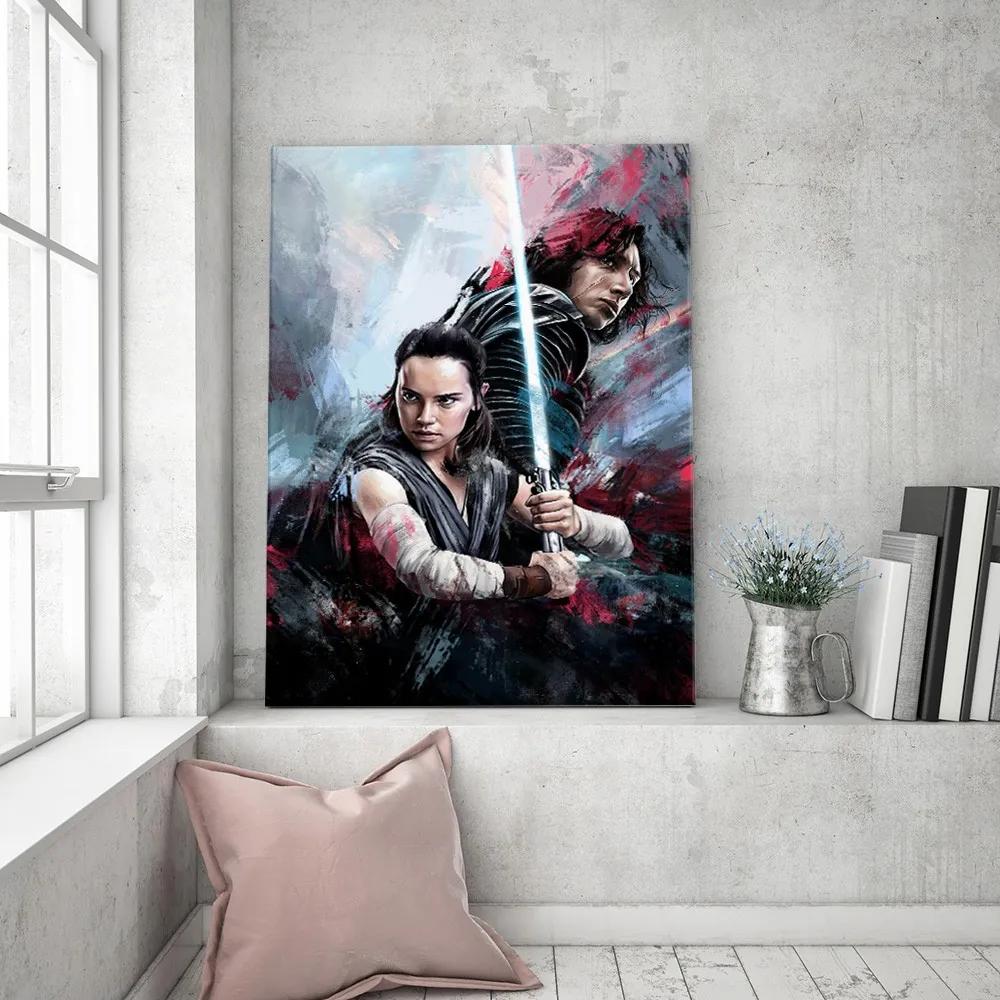 Gario Obraz na plátne Star Wars, Posledný Jedi - Dmitry Belov Rozmery: 40 x 60 cm