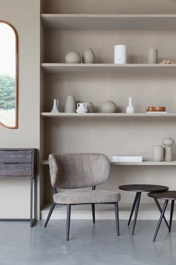 WL-Living Sanne čalúnené kreslo - Sivá