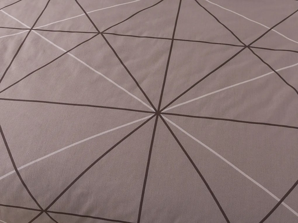 XPOSE® Francúzske bavlnené obliečky SAMUEL - svetlo hnedé