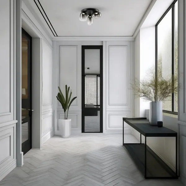 LED Stropné svietidlo VASO LED/12W/230V pr. 42 cm čierna/dymová