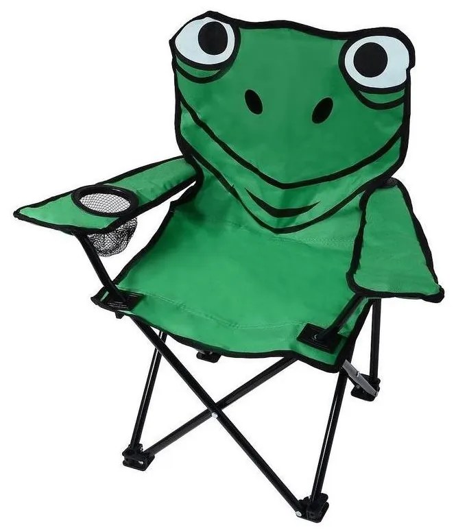 Detská kempingová stolička žaba