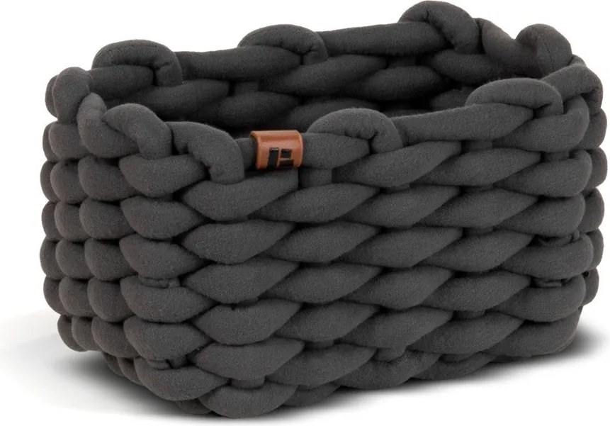 Látkový košík 20x15x11 cm Peach Skin S – Bigso