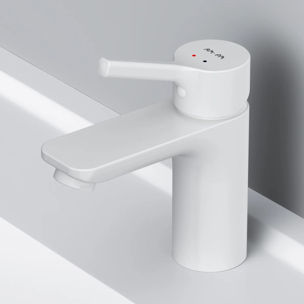 Umývadlová batéria AM.PM X-Joy S FXB02133 jednopáková, biela