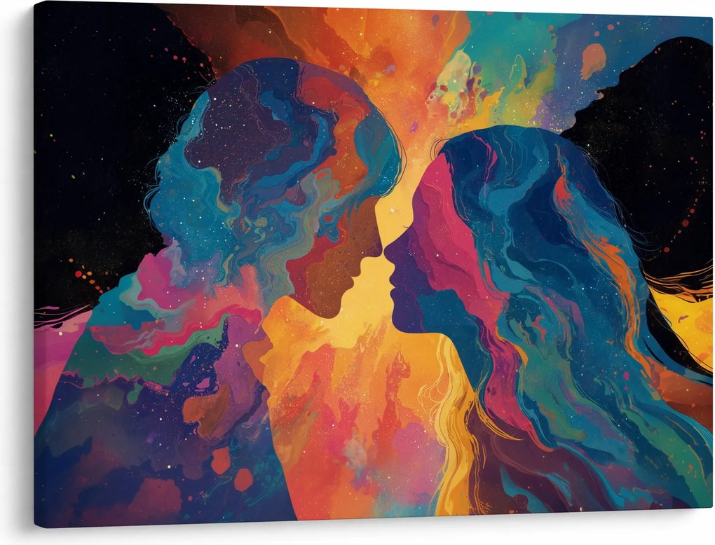 Obraz - Vesmírna láska (70x50 cm)
