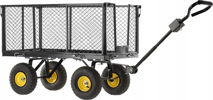 CH Čierny záhradný vozík s odnímateľnými bočnicami Loca XL - 200l