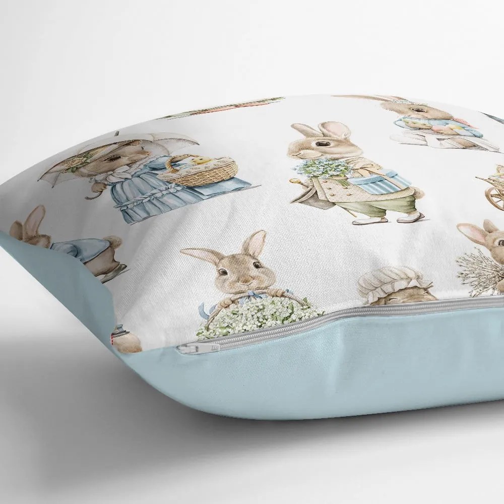 Obliečky na vankúše v súprave 4 ks s veľkonočným motívom 43x43 cm – Mila Home