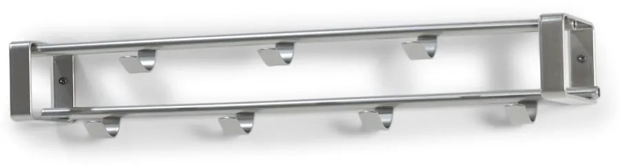 Kovový nástenný vešiak v striebornej farbe 60 cm Rex – Spinder Design