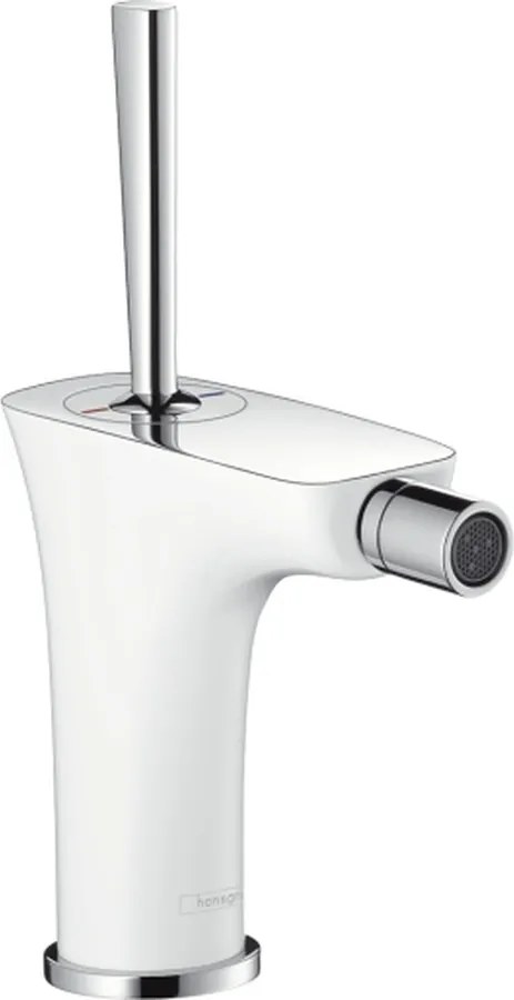 Hansgrohe PuraVida - Páková bidetová batéria, biela -chróm 15270400