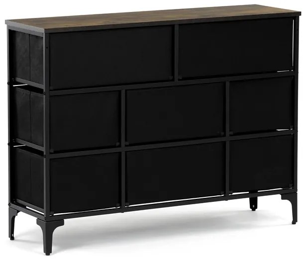 Autronic BONTEC Komoda 103x30x78cm, mdf, viacfarebná, AUK-W2104 BK Farba: Viacfarebná