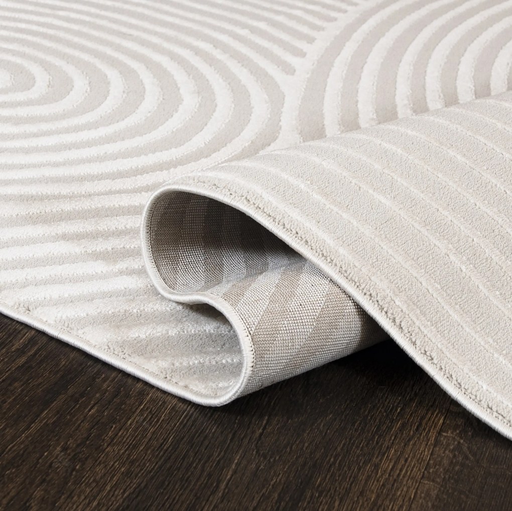 TA Koberec NG83B KRÉMOVÁ/KRÉMOVÁ ELLEN Rozmer: 80x150 cm