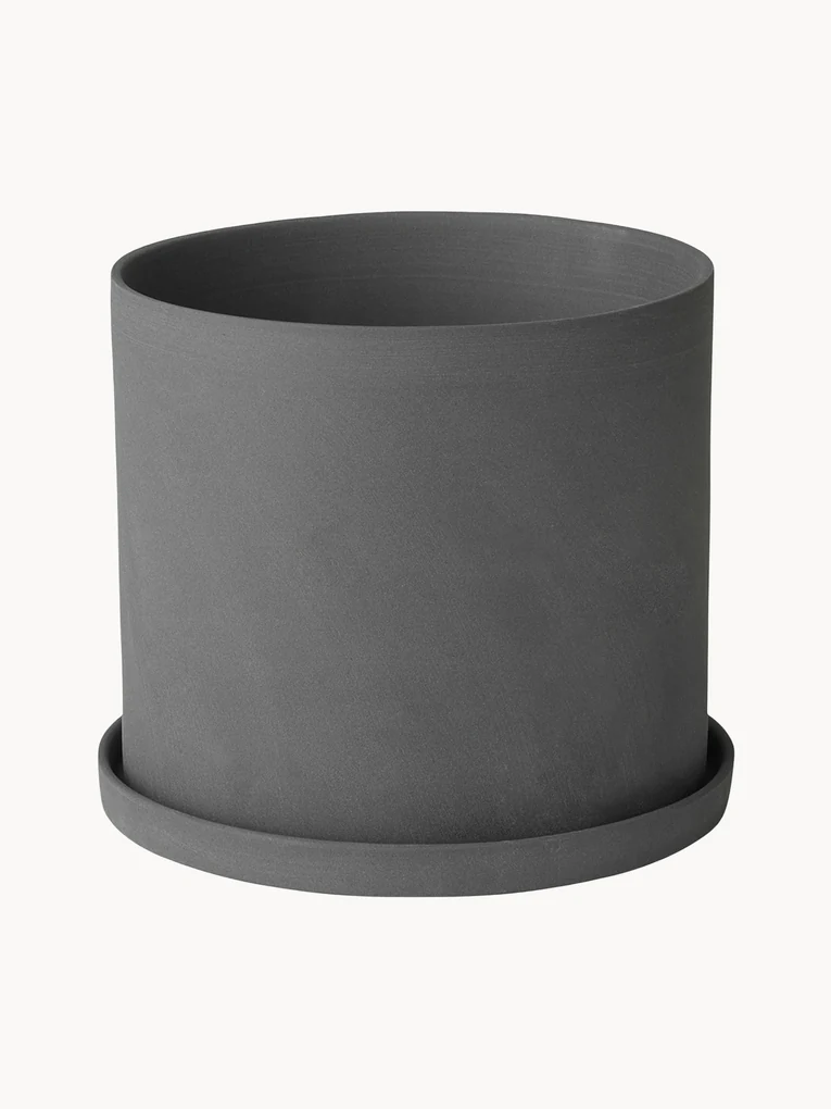 Menší kvetináč z porcelánu Nona