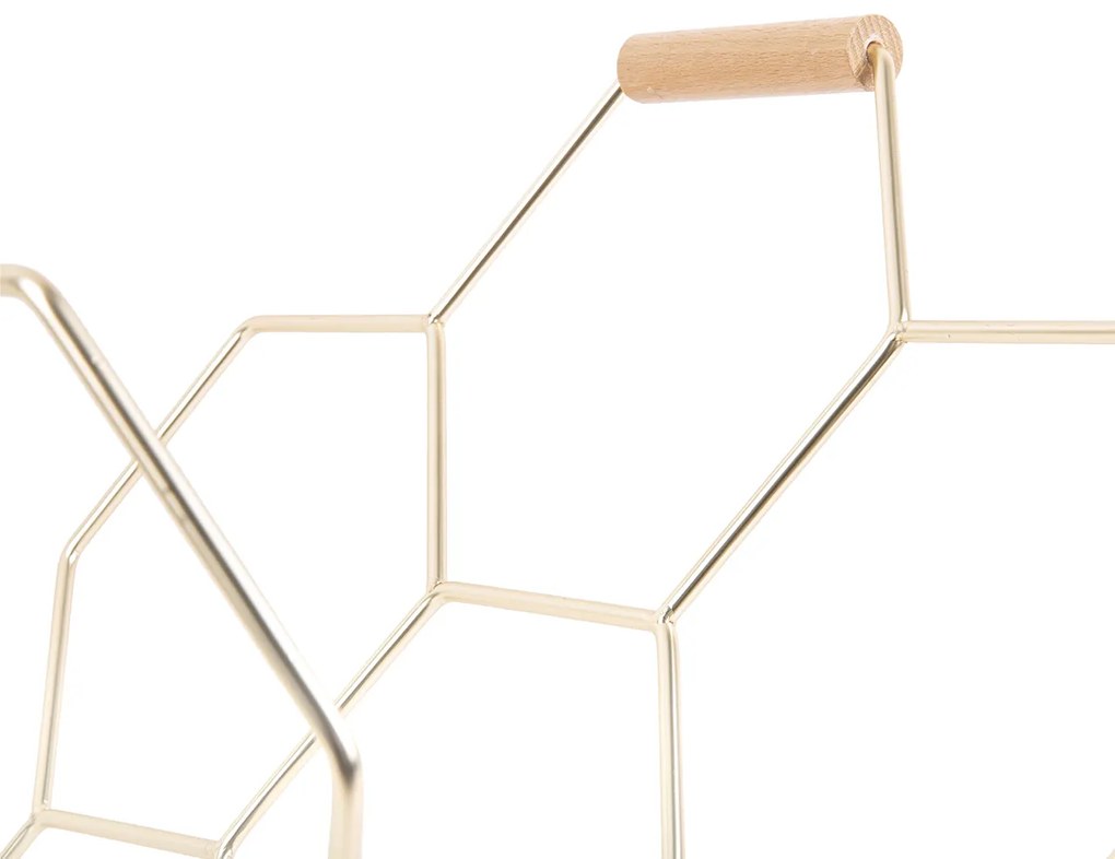 Stojan na noviny Honeycomb  40 × 33 × 45 cm PRESENT TIME