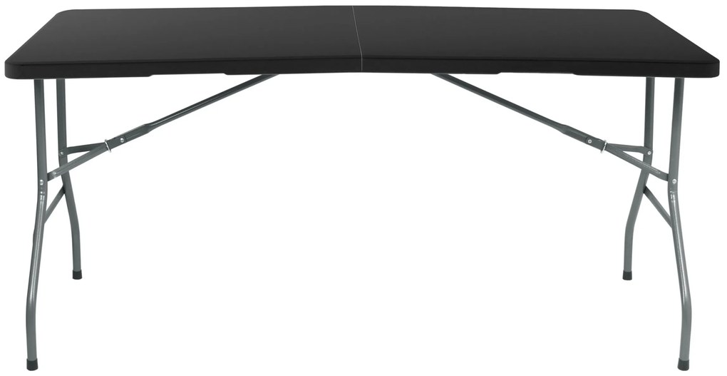 Skladací cateringový stôl RICO 152 cm čierny