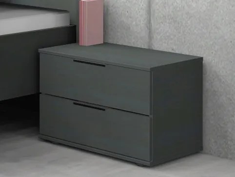 Set nočných stolíkov (2 ks) Rotterdam, grafit