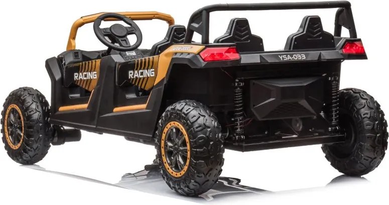 LEAN CARS Elektrická bugina Buggy A033 4x4 24V zlatá