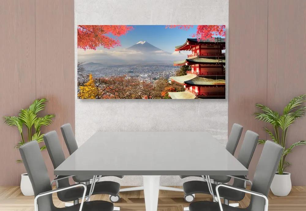 Obraz jeseň v Japonsku Varianta: 100x50